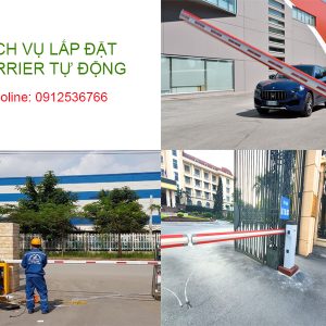 Lắp đặt Barrier tự động - MInh Tiến TSC 0912 536766