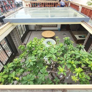 Mái kính trượt tự động - Minh Tiến 0912536766